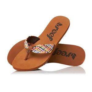 REEF SANDALS WORN ONCE!!!